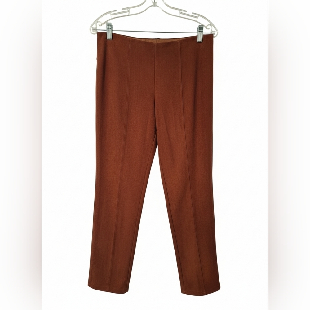 Tag Women's Velour Slim Fit Cognac Pants Size 13 New With Tags
